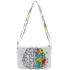 Brain Mind Psychology Idea Drawing Double Gusset Crossbody Bag