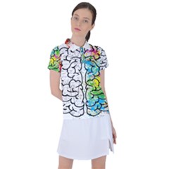 Brain Mind Psychology Idea Drawing Women s Polo Tee