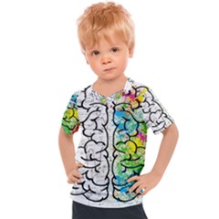 Brain Mind Psychology Idea Drawing Kids  Sports Tee