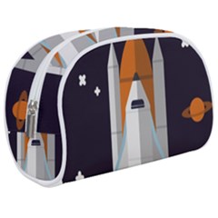 Rocket Space Universe Spaceship Makeup Case (medium) by Wegoenart