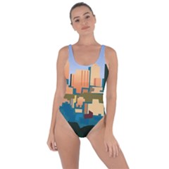 City Buildings Urban Dawn Bring Sexy Back Swimsuit by Wegoenart