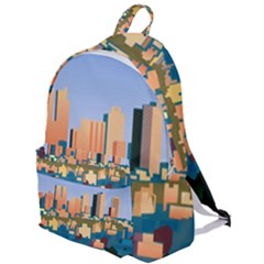 City Buildings Urban Dawn The Plain Backpack by Wegoenart