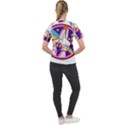 Pink Rainbow Rocket Women s Sport Raglan Tee View2