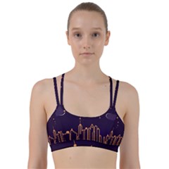 Skyscraper Town Urban Towers Line Them Up Sports Bra by Wegoenart