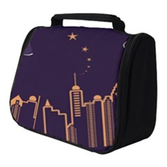 Skyscraper Town Urban Towers Full Print Travel Pouch (small) by Wegoenart