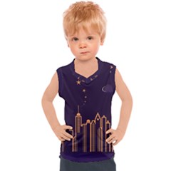 Skyscraper Town Urban Towers Kids  Sport Tank Top