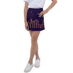 Skyscraper Town Urban Towers Kids  Tennis Skirt