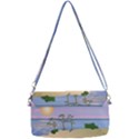 Vacation Island Sunset Sunrise Removable Strap Clutch Bag View2