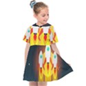 Rocket Take Off Missiles Cosmos Kids  Sailor Dress View1