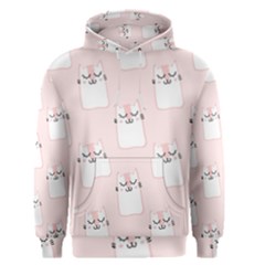 Pattern Pink Cute Sweet Fur Cats Men s Core Hoodie