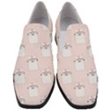 Pattern Pink Cute Sweet Fur Cats Women Slip On Heel Loafers View1