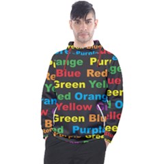 Red Yellow Blue Green Purple Men s Pullover Hoodie by Wegoenart