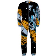 Astronaut Planet Space Science Onepiece Jumpsuit (men)  by Wegoenart