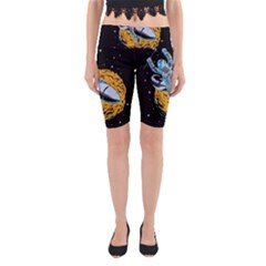 Astronaut Planet Space Science Yoga Cropped Leggings