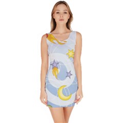 Science Fiction Outer Space Bodycon Dress by Wegoenart