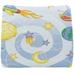 Science Fiction Outer Space Seat Cushion by Wegoenart