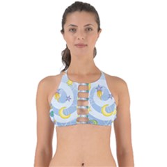 Science Fiction Outer Space Perfectly Cut Out Bikini Top by Wegoenart