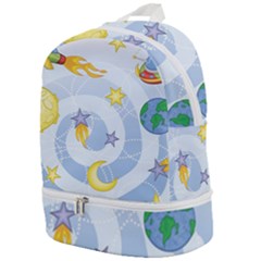 Science Fiction Outer Space Zip Bottom Backpack