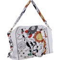 Astronaut Drawing Planet Canvas Crossbody Bag View1