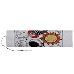 Astronaut Drawing Planet Roll Up Canvas Pencil Holder (l) by Wegoenart