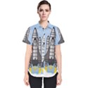 Rocket Shuttle Spaceship Science Women s Short Sleeve Shirt View1