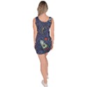 Cat Cosmos Cosmonaut Rocket Bodycon Dress View4