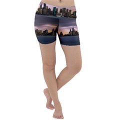 Sydney Australia Travel Oceania Lightweight Velour Yoga Shorts by Wegoenart