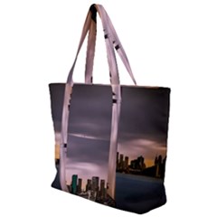 Sydney Australia Travel Oceania Zip Up Canvas Bag by Wegoenart