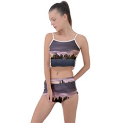 Sydney Australia Travel Oceania Summer Cropped Co-ord Set by Wegoenart