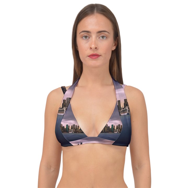 Sydney Australia Travel Oceania Double Strap Halter Bikini Top