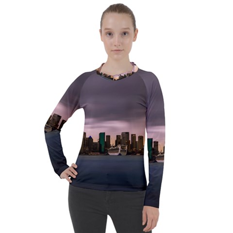 Sydney Australia Travel Oceania Women s Pique Long Sleeve Tee by Wegoenart