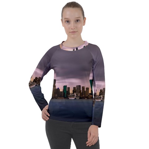 Sydney Australia Travel Oceania Women s Long Sleeve Raglan Tee by Wegoenart