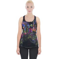 Grunge Paint Splatter Splash Ink Piece Up Tank Top by Wegoenart