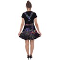 Grunge Paint Splatter Splash Ink Velvet Suspender Skater Skirt View2