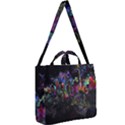 Grunge Paint Splatter Splash Ink Square Shoulder Tote Bag View2