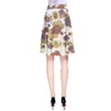 Multicolored Floral Collage Print A-Line Skirt View2