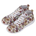 Multicolored Floral Collage Print Men s Lightweight High Top Sneakers View2