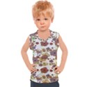 Multicolored Floral Collage Print Kids  Sport Tank Top View1