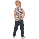 Multicolored Floral Collage Print Kids  Sport Tank Top View2