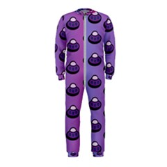 Ufo Alien Pattern Onepiece Jumpsuit (kids) by Wegoenart