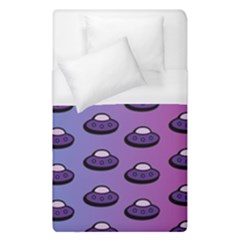 Ufo Alien Pattern Duvet Cover (single Size) by Wegoenart