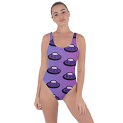 Ufo Alien Pattern Bring Sexy Back Swimsuit by Wegoenart