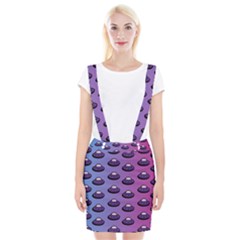 Ufo Alien Pattern Braces Suspender Skirt