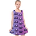 Ufo Alien Pattern Kids  Cross Back Dress View1