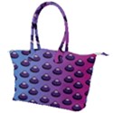 Ufo Alien Pattern Canvas Shoulder Bag View1