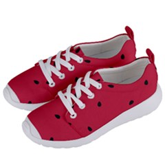 Minimalist Summer Watermelon Wallpaper Women s Lightweight Sports Shoes by Nexatart