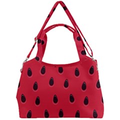 Seamless Watermelon Surface Texture Double Compartment Shoulder Bag