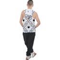 Dog Bone Seamless Pattern Heart Valentine Men s Sleeveless Hoodie View2