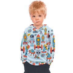 Space Elements Flat Kids  Overhead Hoodie