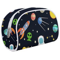 Space Astronomy Decorative Symbols Seamless Pattern Vector Illustration Makeup Case (medium)